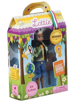 Lottie Lottie Kid Activist Doll | Cute Black Dolls for Girls & Boys Outfit | Doll On A Mission! | for 6 Year Old and up! Cute Black Doll Inspired by Real-Life Kid Activist, Mari Copeny. Wears  - Image 3
