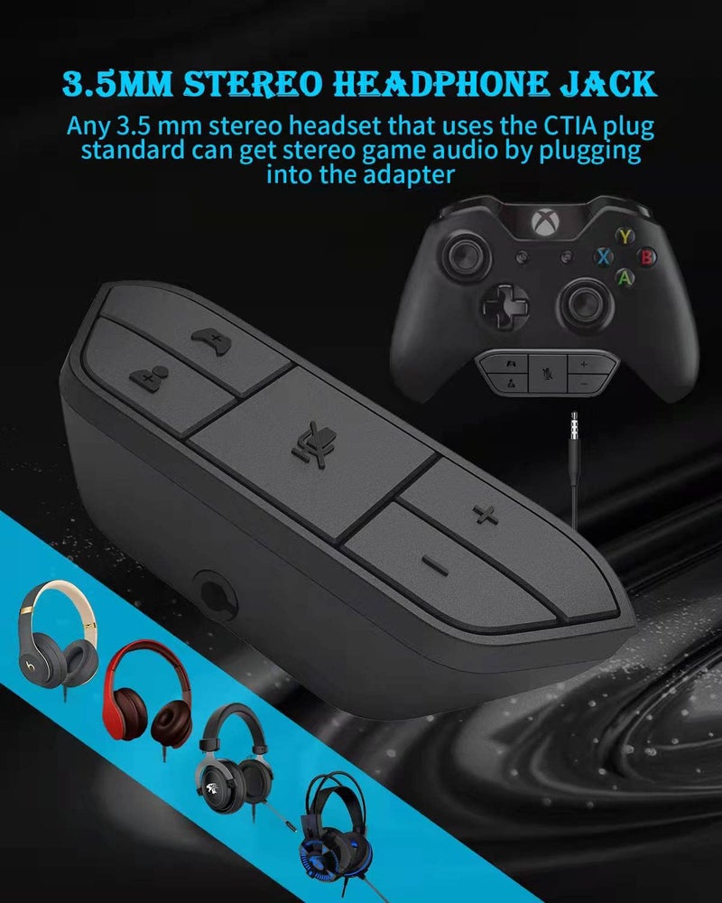 OLCLSS Headset Adapter for Xbox Controller, Mic Adapter for Xbox One/One S/X/Elite 1/ Elite2/ Series S/X Controller, Headphone Adapter for Xbox One Controller - Image 3