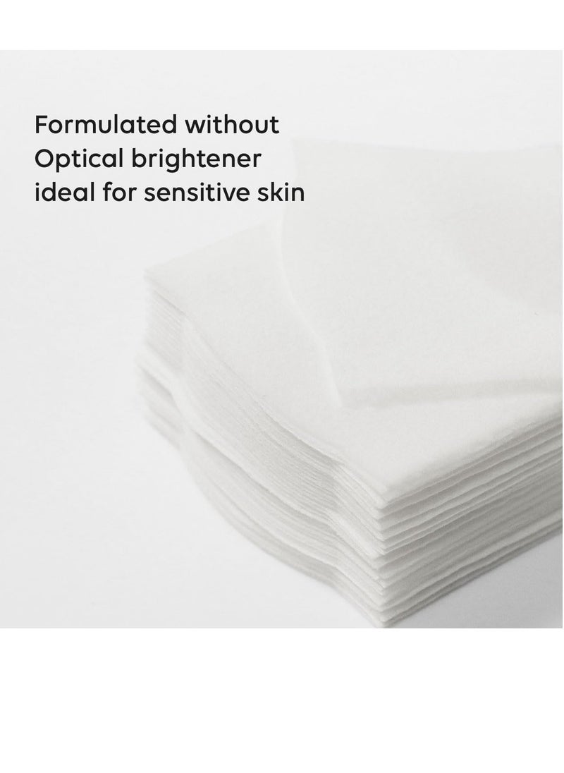 BIODANCE Biodance Cotton Pads, Soft and Thin Square Cotton Pads for Face Toner, Makeup Remover and Facial Cleansing 50 x 2 Sheets  - Image 3