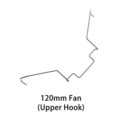 DGHAOP 4pcs Computer Mainboard CPU Radiator Fan Fixing Clip Computer Cooling Accessories, 12CM Wire Buckle Upper Hook Type - Image 2