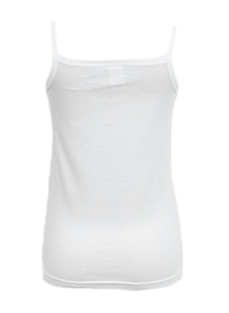 City Rose - 6 - Sets Cotton Camisole and Short Underwear Girls Set White - Image 1