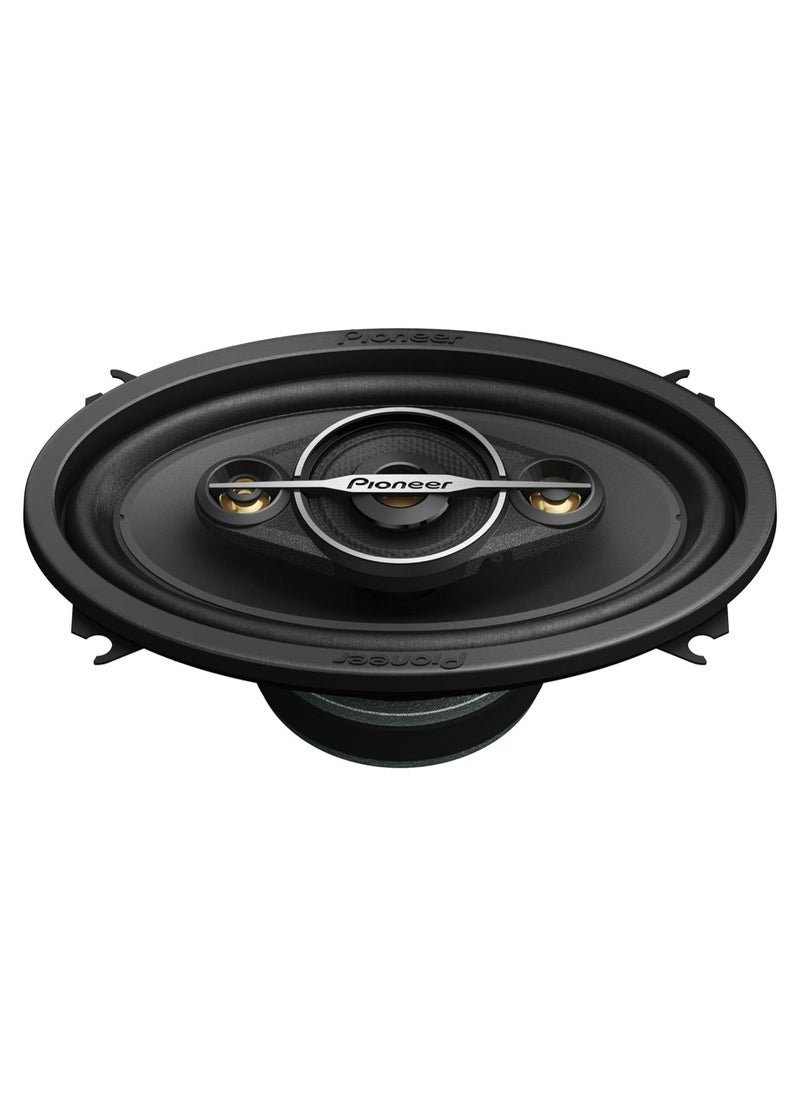 Pioneer - TS-A4671F 4x6 4 Way Coaxial Speaker Set with 2 Speakers (210W Max., 30W Sine Each), Powerful Sound, High Efficiency, 42mm Installation Depth, 93 x 153mm Installation Cut-Out - Image 1