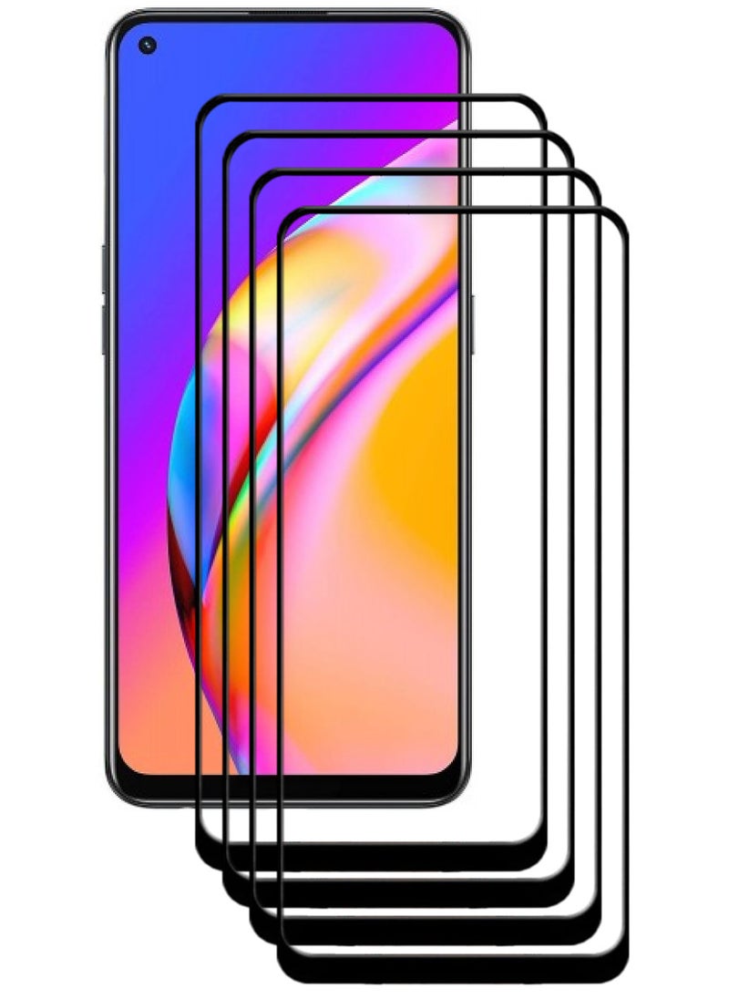 ACLIX 4 Pieces Antistatic ESD Dustproof Premium Quality High Definition Tempered Glass Screen Protector Designed For Oppo A94 - Image 1