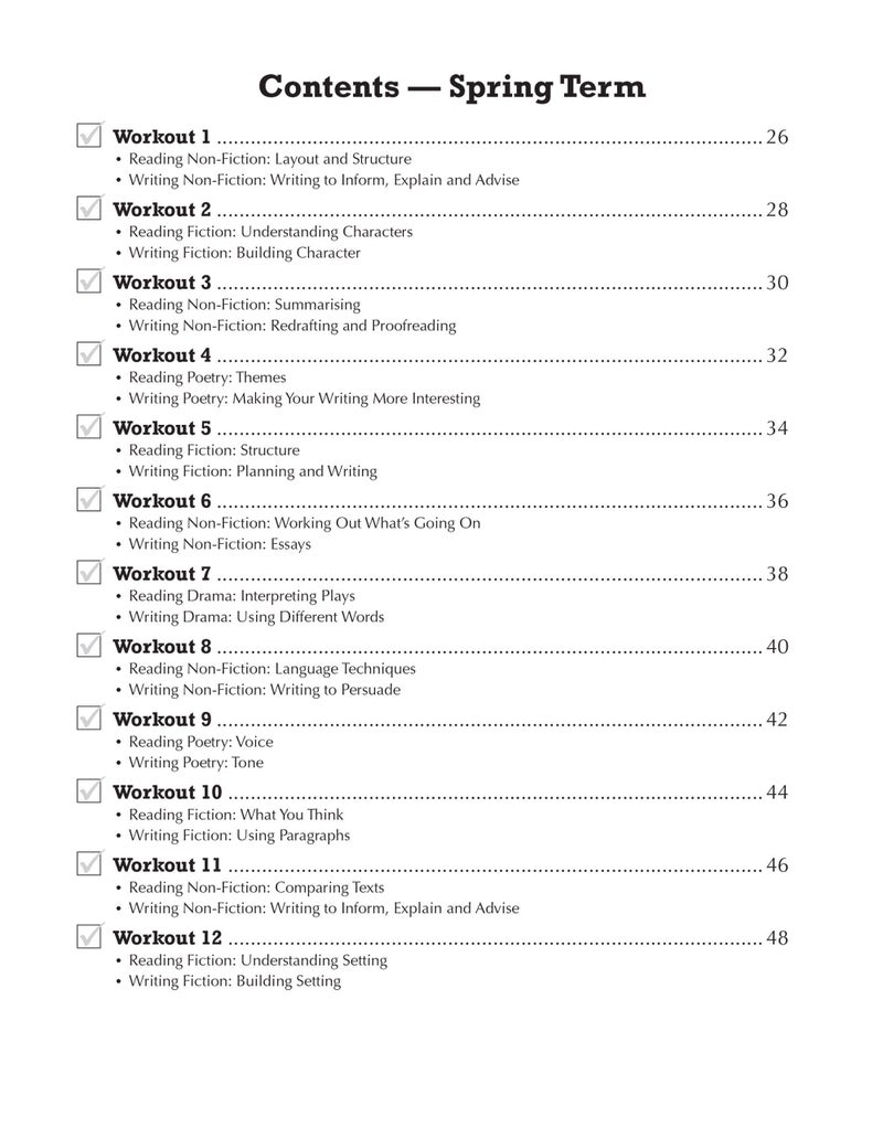 New Ks3 Year 7 English 10Minute Weekly Workouts - Image 2