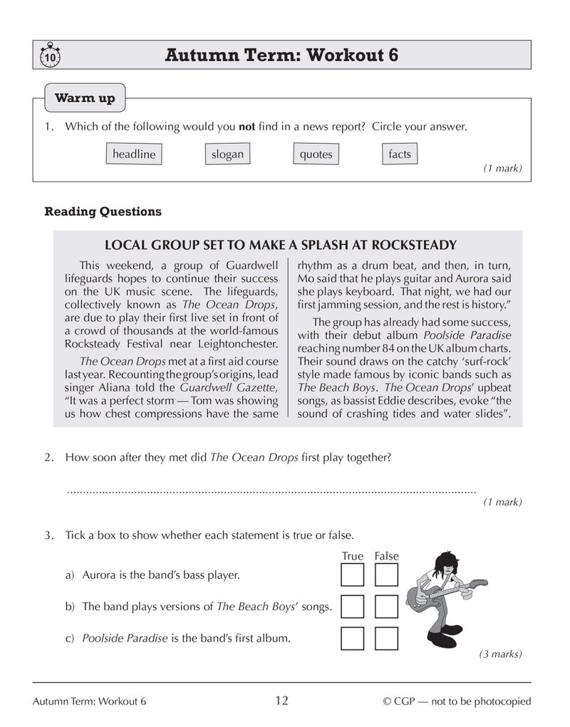 New Ks3 Year 7 English 10Minute Weekly Workouts - Image 4