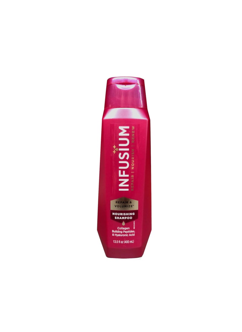 Infusium - Infusium Repair and Volumize Shampoo - Hair Care for Dry Hair - Moisturizing Shampoo for Women - 13.5 oz - Image 1