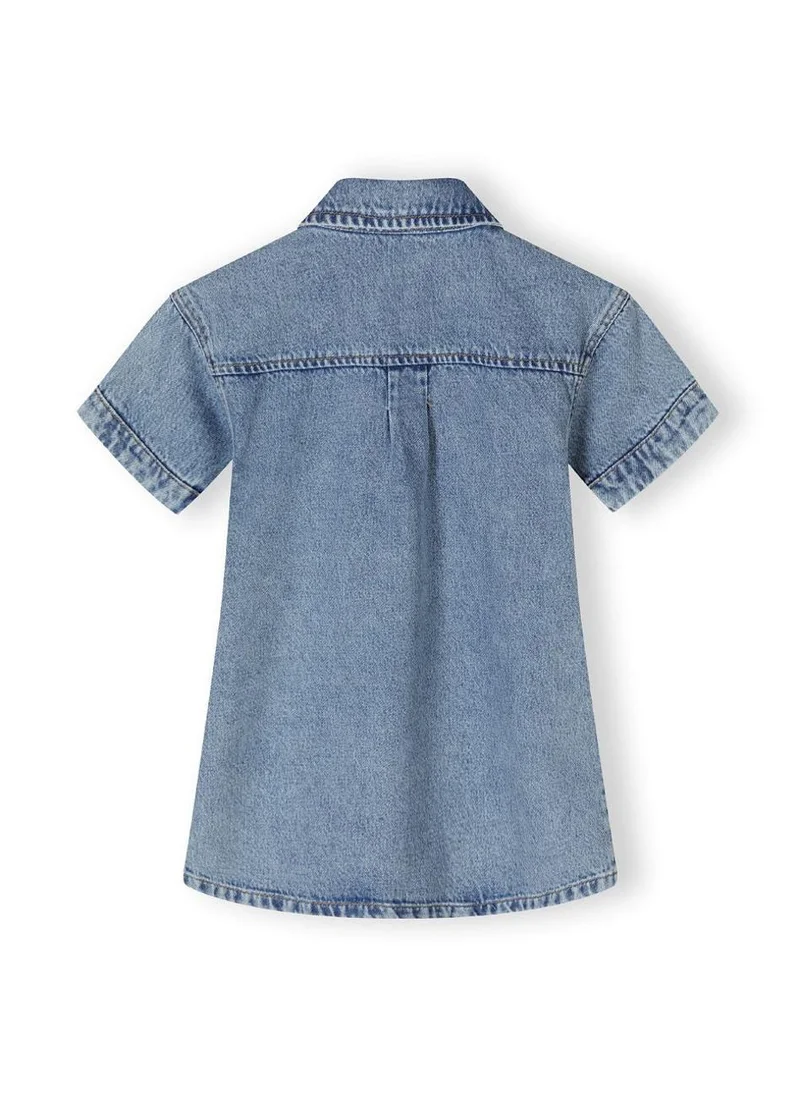 MINOTI Denim Button-Down Dress
