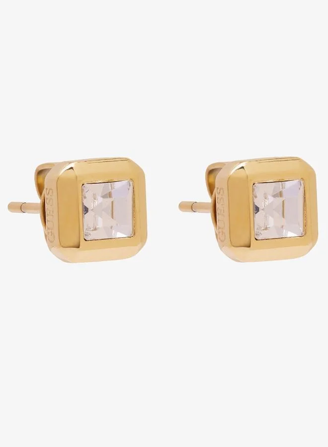 7Mm Crystal Cube Studs