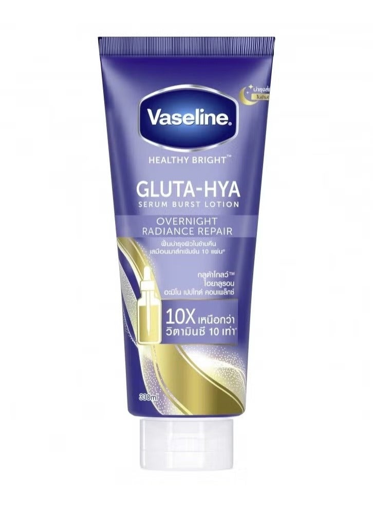 فازلين لوشن معزز بالسيروم لرميم الإشراق الليلية 300مل