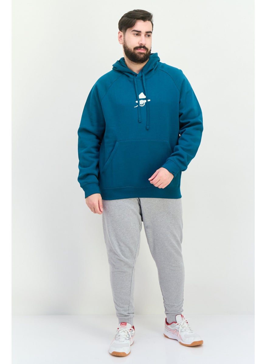 Adidas - Men Sportswear Fit Long Sleeves Training Sweatshirt, Teal Green - Image 1
