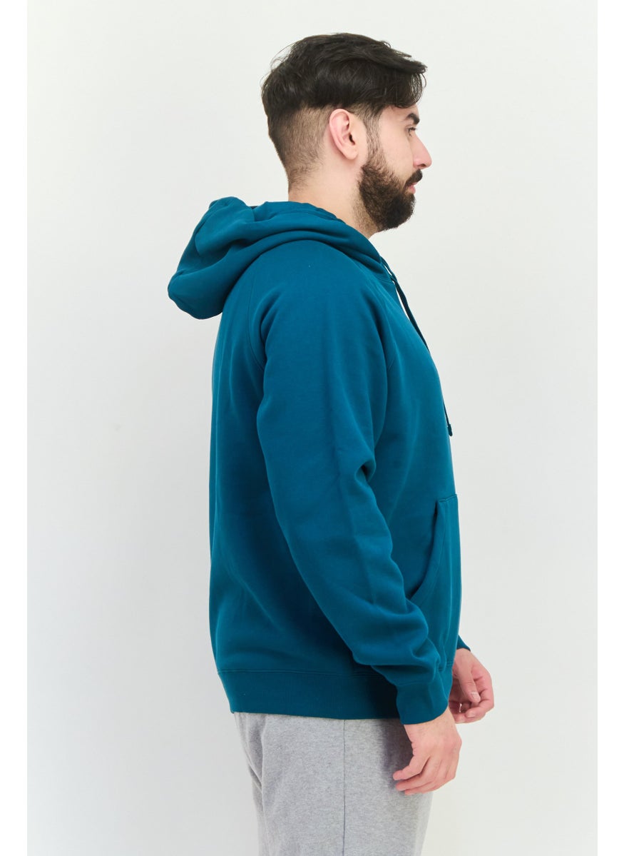 Adidas - Men Sportswear Fit Long Sleeves Training Sweatshirt, Teal Green - Image 1
