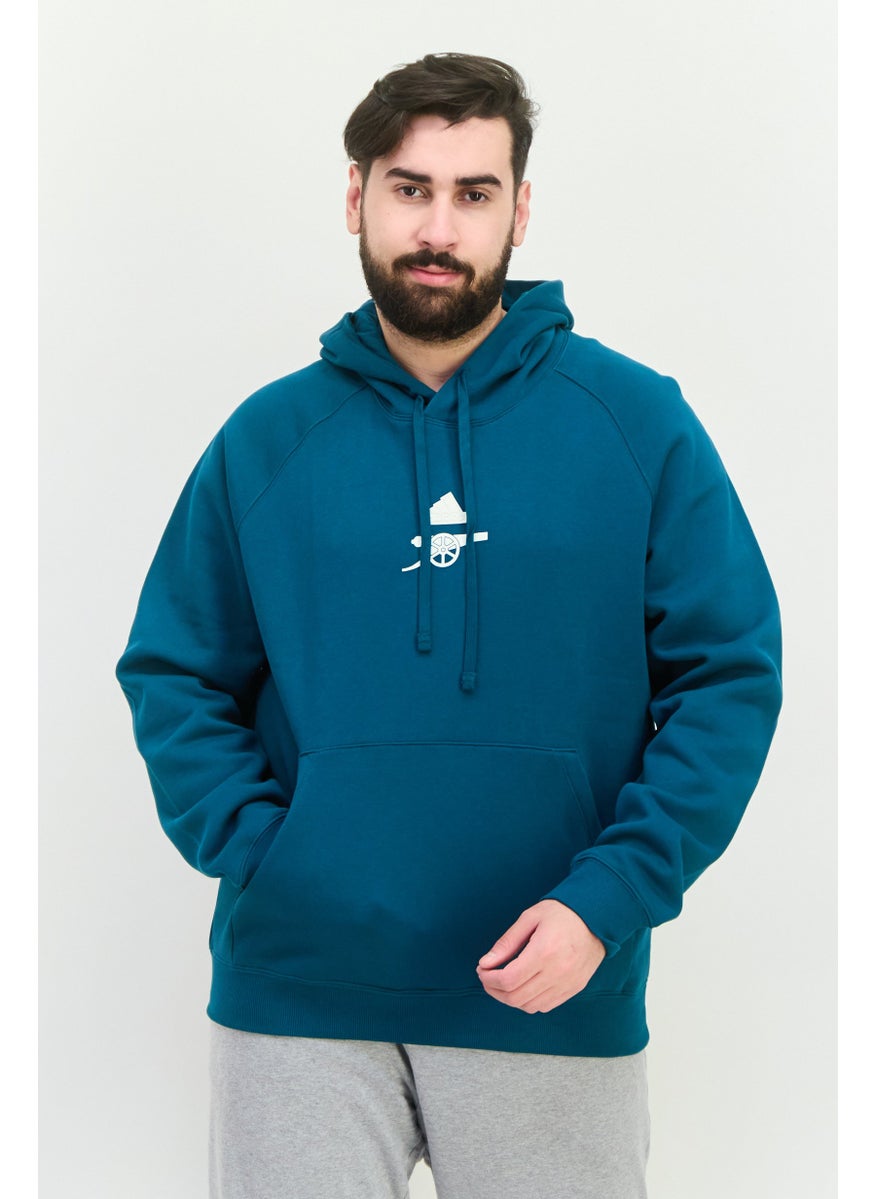 Adidas - Men Sportswear Fit Long Sleeves Training Sweatshirt, Teal Green - Image 1