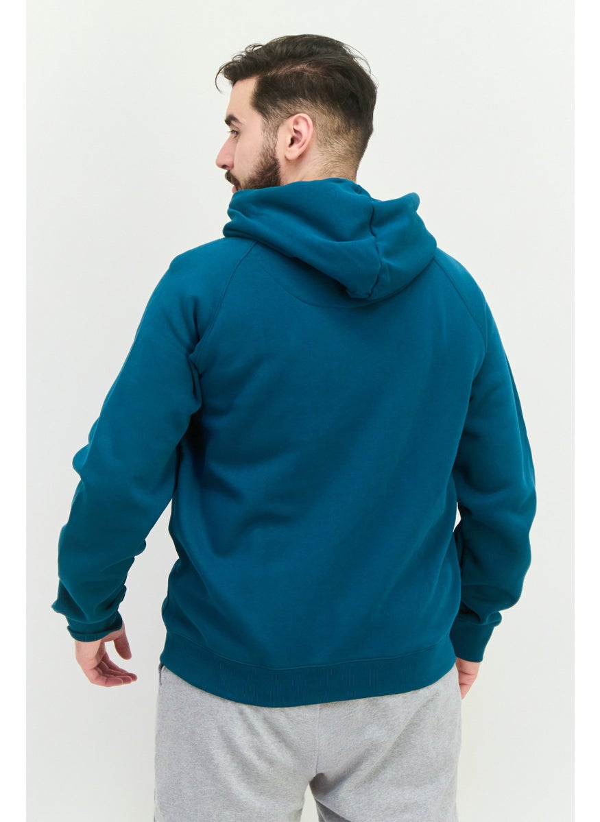 Adidas - Men Sportswear Fit Long Sleeves Training Sweatshirt, Teal Green - Image 1