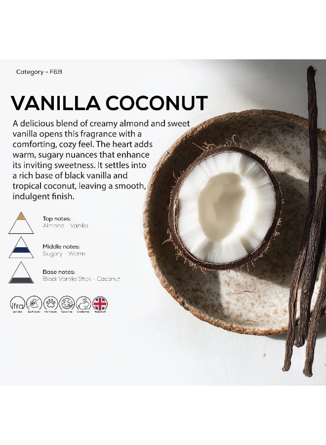 Dr Scent Breeze of Joy Diffuser Aroma Vanilla Coconut - Transform Your Space into a Tropical Oasis Relaxation and Bliss (170ml) - Image 2