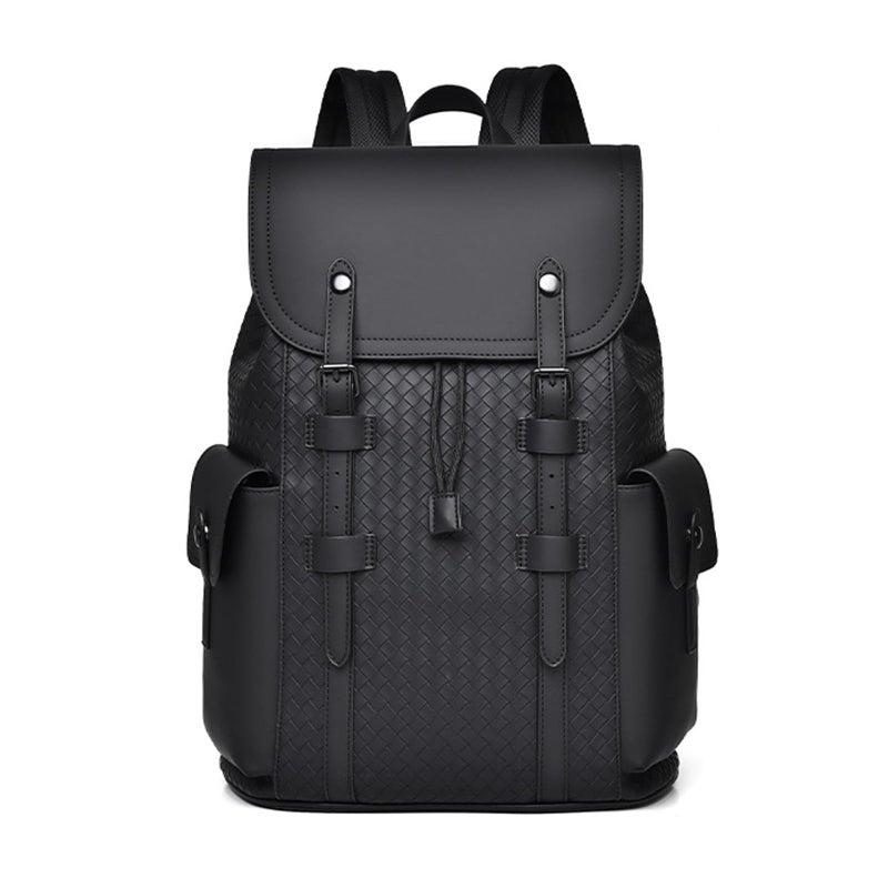 FANDARE Heavy Duty PVC Backpack Business Casual Laptop backpacks Travel Rucksack for men Laptop Rucksack Work bag Waterproof Expandable Backspack Daypacks Black A - Image 2