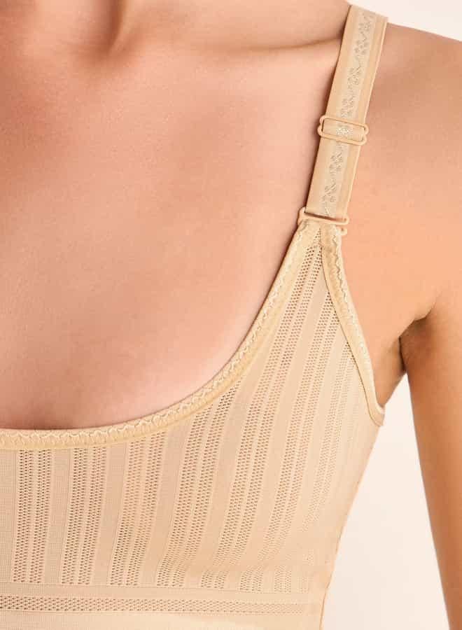 Splash FAV Textured Shaping Camisole with Adjustable Straps - Image 4