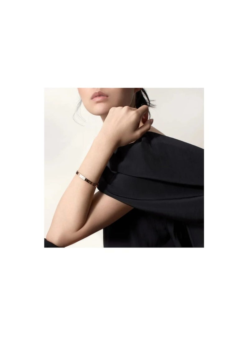 Luxuria Friendship bracelets in 18k rose gold plated stainless steel, stainless steel jewelry, Valentine's Day and Christmas gifts for women - Image 2