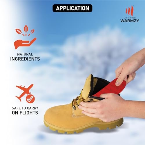 Warmzy Foot Warmer (5 Pair) | Warmth up to 9+ Hours |, Self-Activated Foot Heat Pouch | Long-Lasting Self Heating Warmers | Winter Travel & Trekking Essentials for Men & Women - Image 4