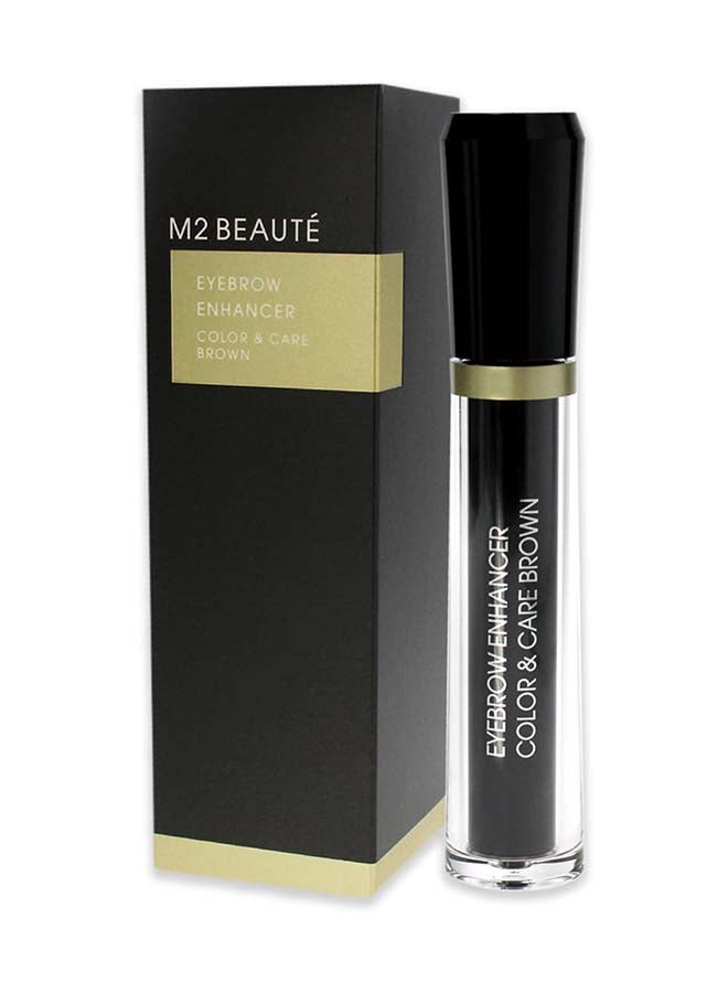 M2 BEAUTE مُعزز الحواجب 4 في 1 لون مُلوّن وسيروم للعناية بلون بني تعزيز النمو والتغذية والتلوين والتثبيت | للحواجب المحددة - Image 1
