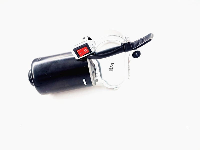 Qarmar 12V Electric UTV Windshield Wiper Motor Kit Fits Polaris Ranger RZR Kawasaki Honda Pioneer Golf Cart Agriculture Vehicle,110 Degree Swing + Wipers (Multi Sizes) - Image 5