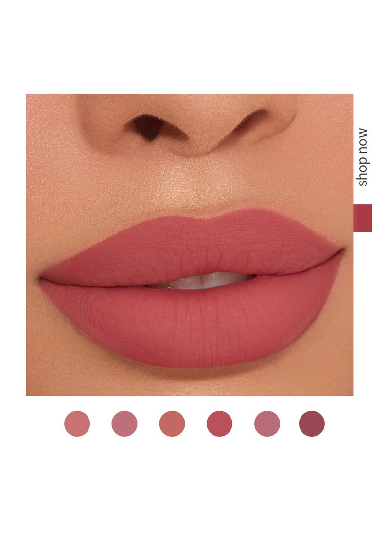 Handaiyan Lipstick Set Matte Liquid 6 Colors Long Lasting Waterproof for Women Highly Pigment Velvety Nude Super Stay Soft Hydrating & Lightweight Professional Moisturizing Makeup Lips Gift  - Image 4