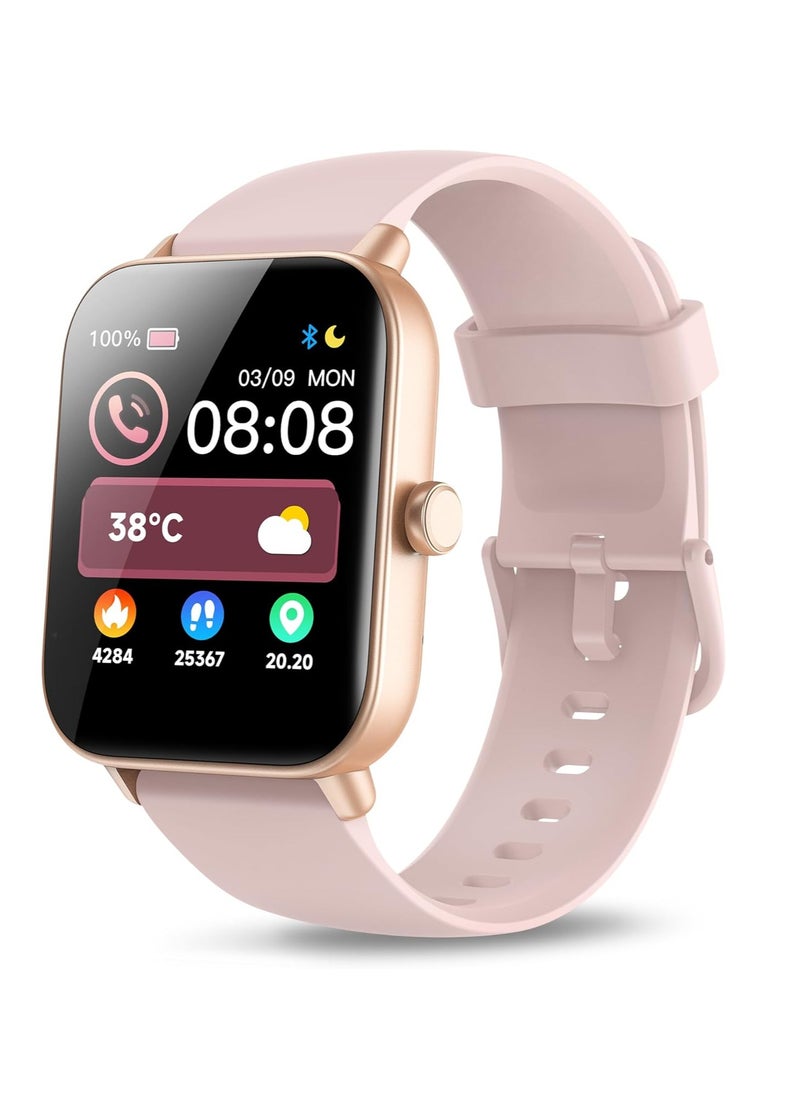 Furtey Women's Smartwatch (Built-in Alexa and Bluetooth Calling), 1.8 Inch Smartwatch with SpO2/Heart Rate/Sleep/Stress Monitor, Calorie/Step/Distance Counter, 100+ Sports Modes, IP68 Waterproof Fitness Watch for Android iOS  - Image 2