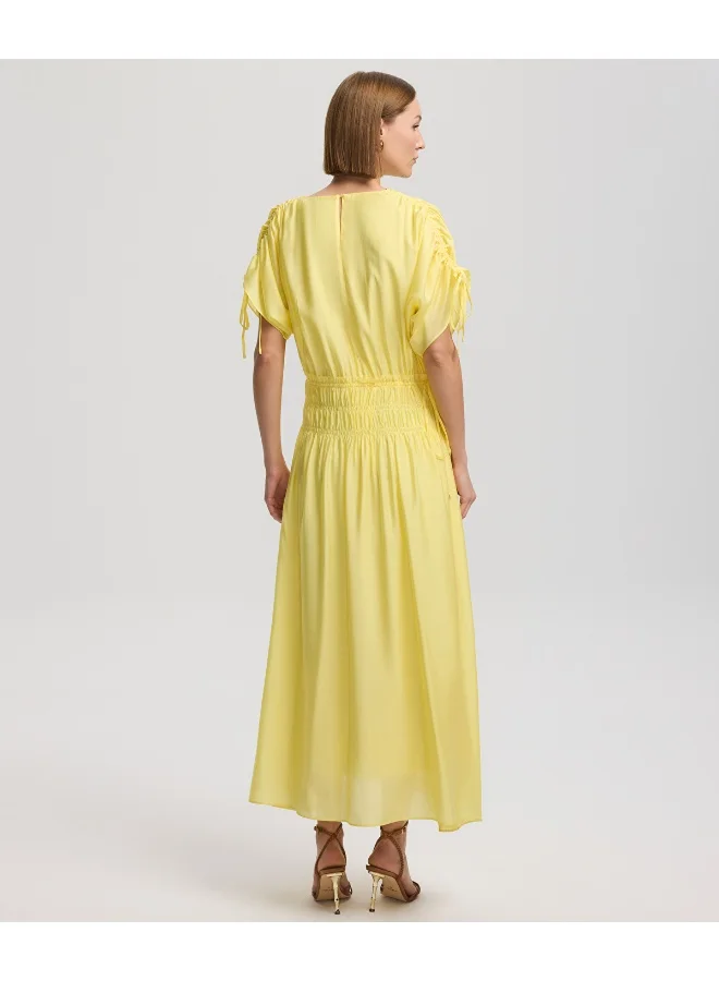 ابيكول Drawstring Detailed Dress