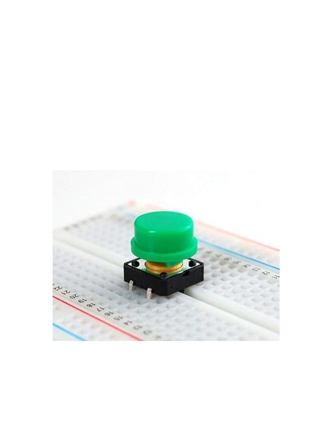 KNP Button Cap Green is a protective ergonomic cover used on various buttons or switches to improve functionality visibility and comfort green color is often associated with start go or safe operations in control panels electronic devices and machinery. - Image 2