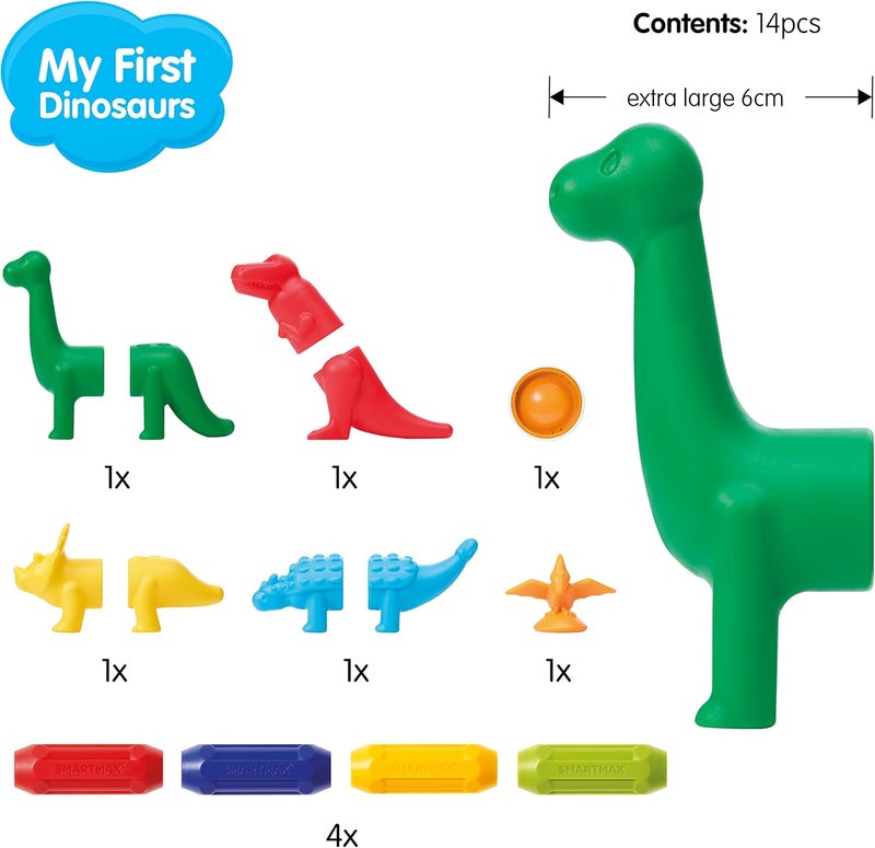 SmartMax Dinosaur Construction Toy - My First Dinosaurs (SMX223) - Image 3