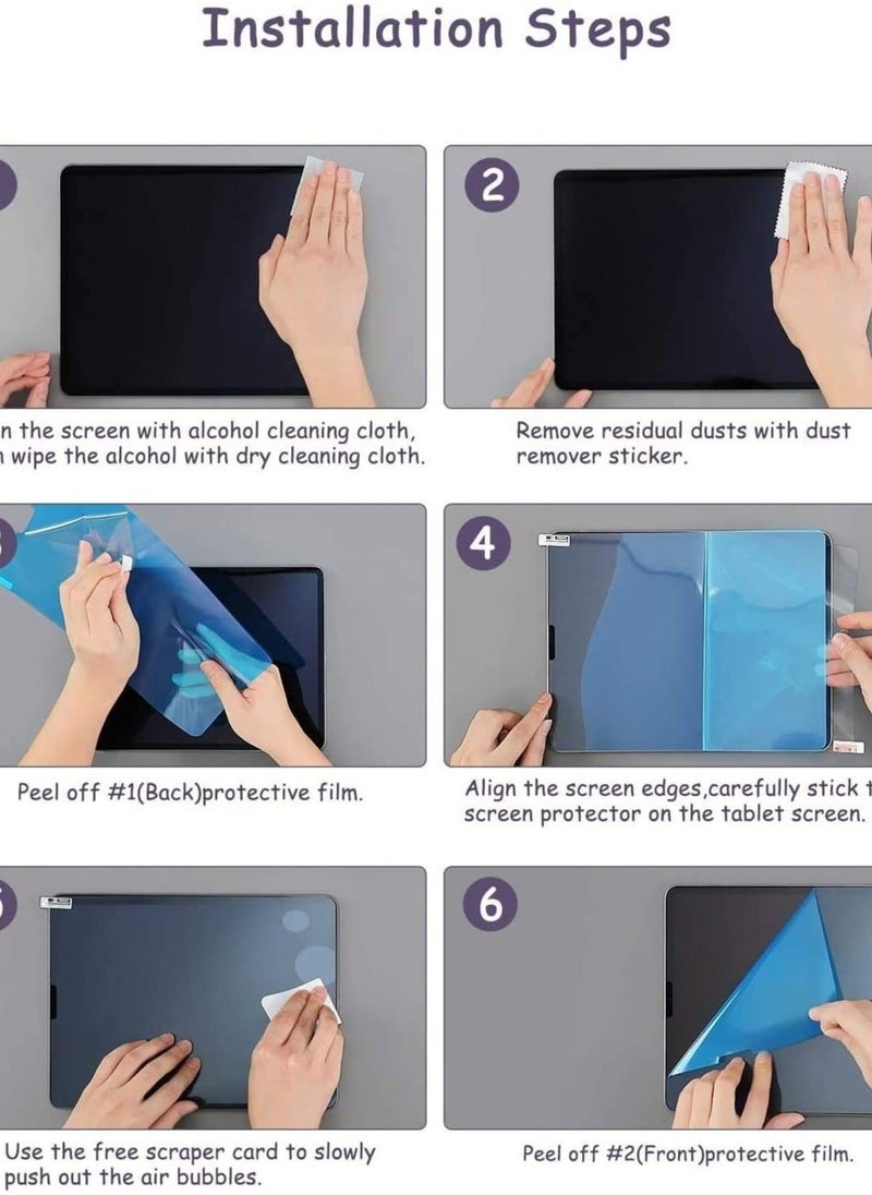 Generic - Paperfeel Screen Protector for iPad 9th/8th/7th Generation (10.2 Inch, 2021/2020/2019), Drawing Writing Feels Like Paper, Paperfeel Film - Image 1