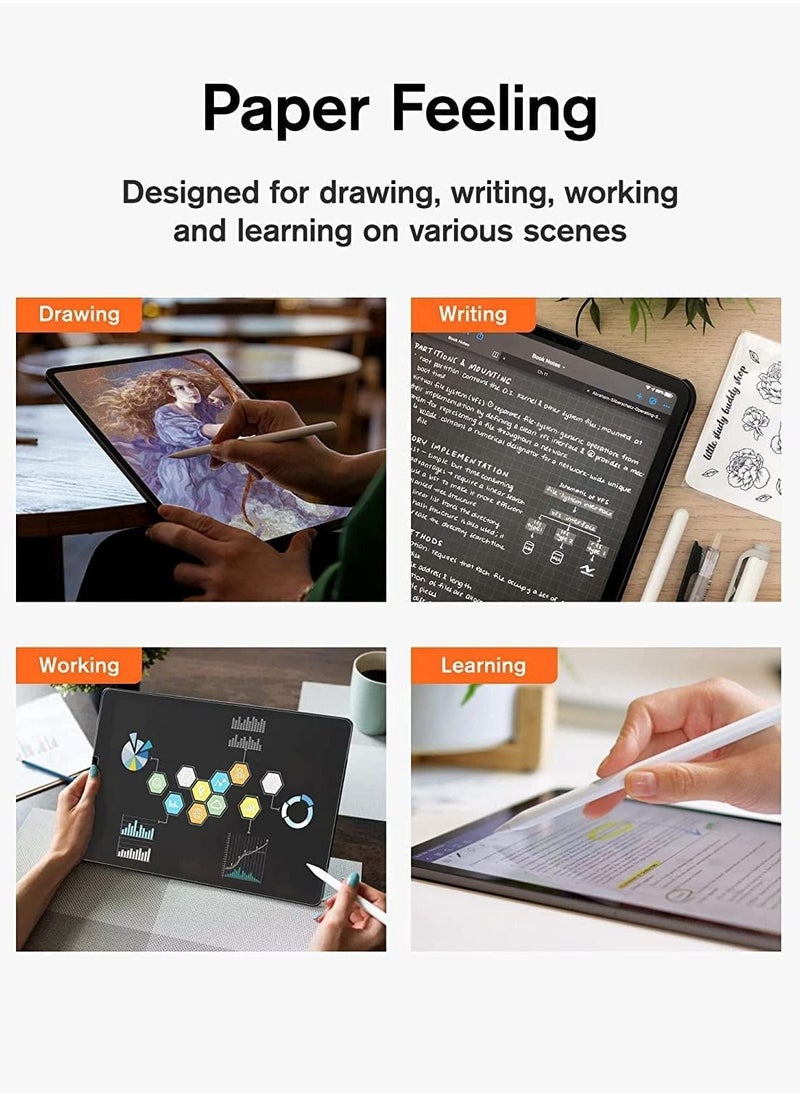 Generic - Paperfeel Screen Protector for iPad 9th/8th/7th Generation (10.2 Inch, 2021/2020/2019), Drawing Writing Feels Like Paper, Paperfeel Film - Image 1