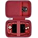 khanka Hard Travel Case Replacement for Anbernic RG34XX Handheld Game ConsoleCase Only Red - Image 2