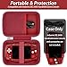 khanka Hard Travel Case Replacement for Anbernic RG34XX Handheld Game ConsoleCase Only Red - Image 4