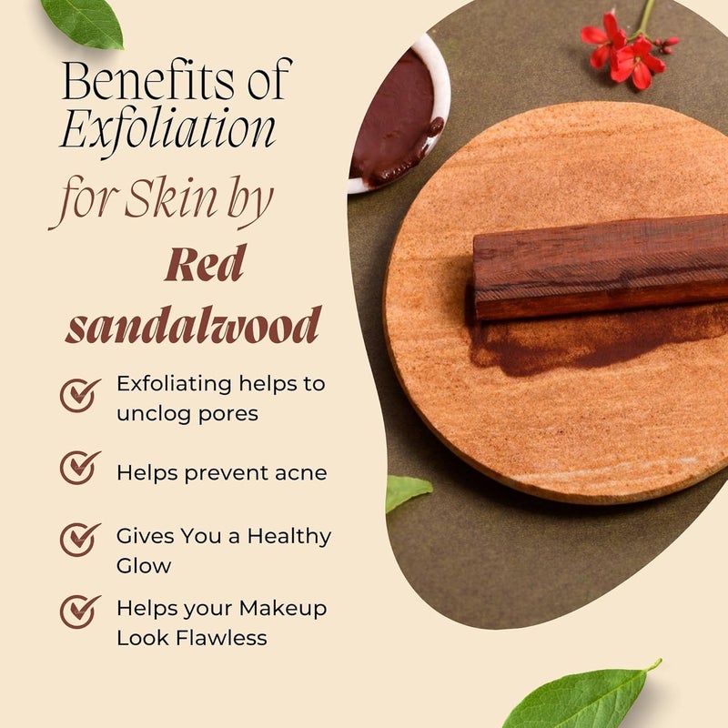 RDK Red Lal SandalwoodRaktha Stick Natural Lal Chandan Lakdi for Religious Usage and Healing Purpose 135145 Grams - Image 3