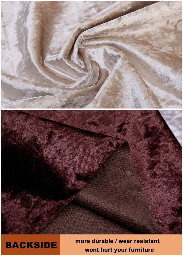 Minky Fabric Velvet Fabric 150cm Wide Velour Upholstery Fabric for Home Decor, Sofa Chair Seat Cover for Blankets, Apparel, Baby Accessories, Throws, P (Color : Olive Green 16, Size : 3m) - Image 4