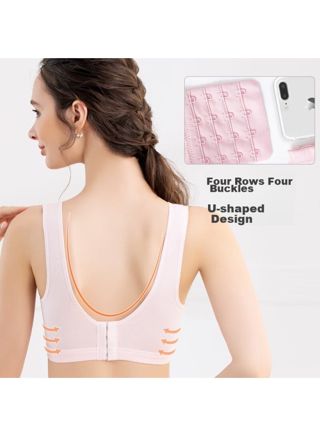 Lovebox Aibaoshi Nursing Bra, Maternity Underwear, Pregnancy Bra, Wireless, Front Closure, Breastfeeding Bra, Push-up Bra, M508, Nude Color, Xxl - Image 5
