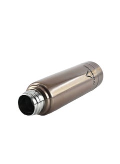 Atlasware Water Bottle with a Capacity of 220 ml, Stainless Steel Water Bottle that keeps Cold for 30 Hours and Keeps Heat for 8 Hours, Classic Gold  - Image 3
