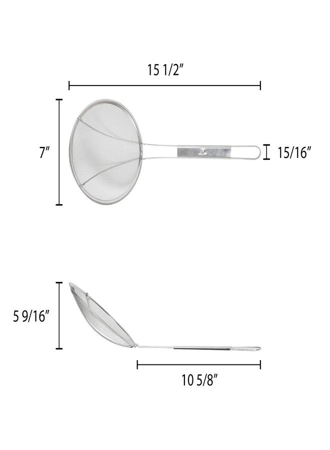 Thunder Group 7-Inch Round Skimmer, Medium - Image 3