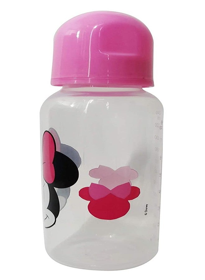 Cudlie Disney Baby Girl Minnie Mouse 9 oz Pack of 3 Baby Bottles, Tropic Floral - Image 2
