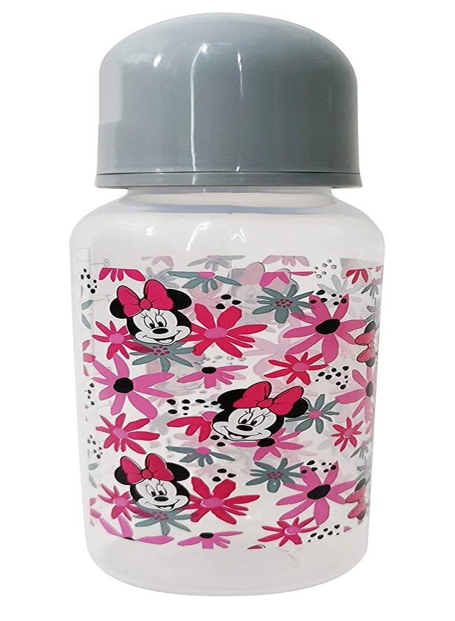 Cudlie Disney Baby Girl Minnie Mouse 9 oz Pack of 3 Baby Bottles, Tropic Floral - Image 3