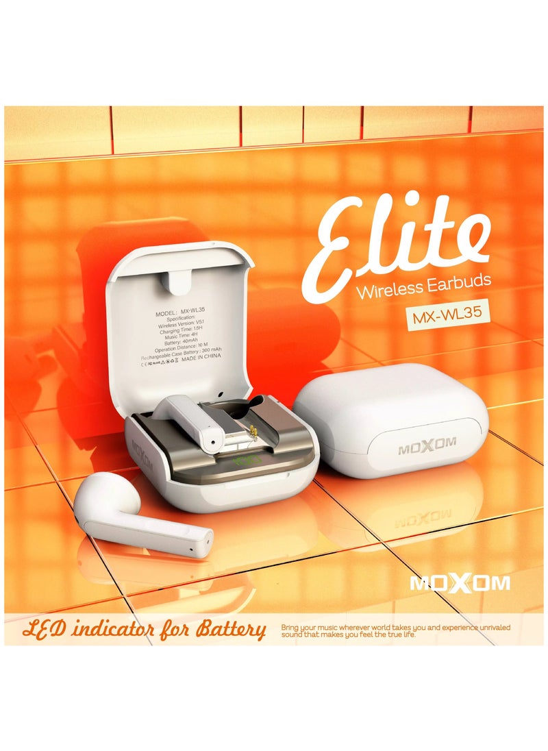 MOXOM WL35 Elite TWS wireless Earbuds  - Image 2