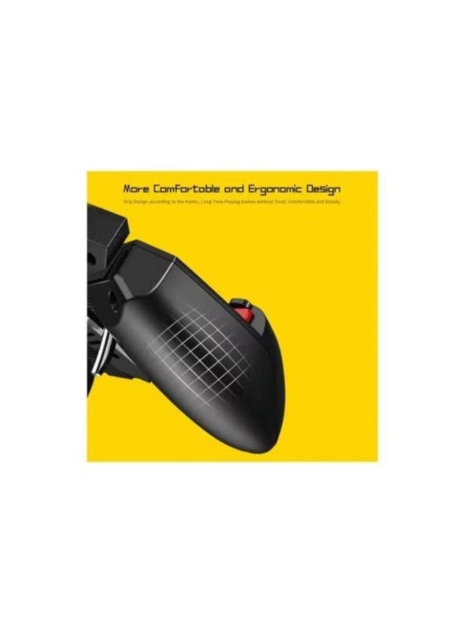 Mobile Phone Controller 6 Fingers Grip Gamepad L1 R1 Trigger Phone Game Radiator Gaming Remote Fits for PUBG/Fortnite/Rules of Survival Game/COD - Image 4