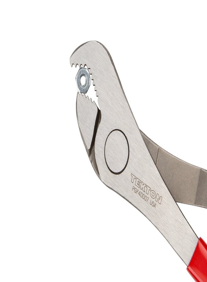 TEKTON 7-3/4 Inch Nut Jaw Pliers | PGF40007 | Made in USA - Image 4