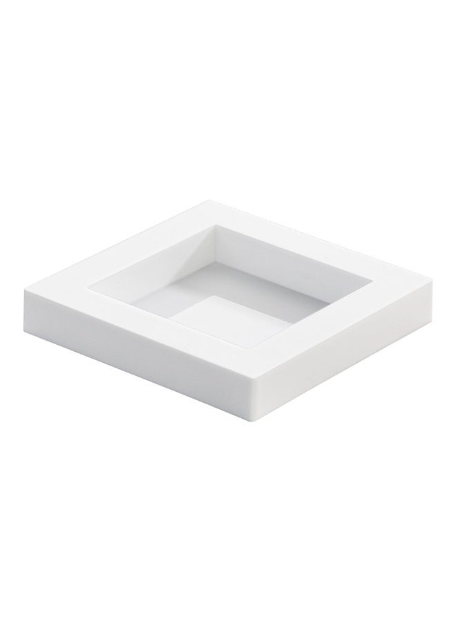 Restaurantware 2.5 x 2.5 Inch Dessert Plates, 100 Disposable Appetizer Plates - For Cold Foods, White Plastic Mini Serving Plates, Serve Appetizers Or Desserts, For Buffet Or Catered Events - Image 1