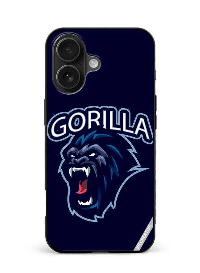 VR CREATIVE Protective Case Cover For Apple iPhone 16 Gorilla Design Multicolour