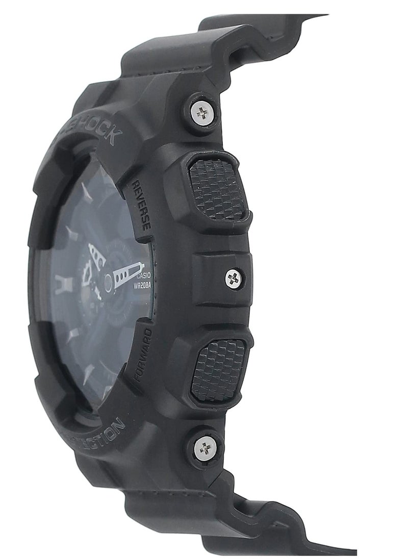 CASIO - G-Shock Analog-Digital World Time Black Dial Men's watch GA-110-1B - Image 1