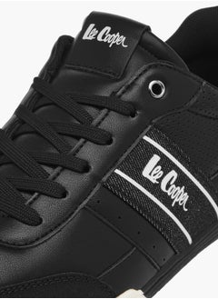 Lee Cooper Mens Panelled Ankle Sneakers With Lace-Up Closure  - Image 4