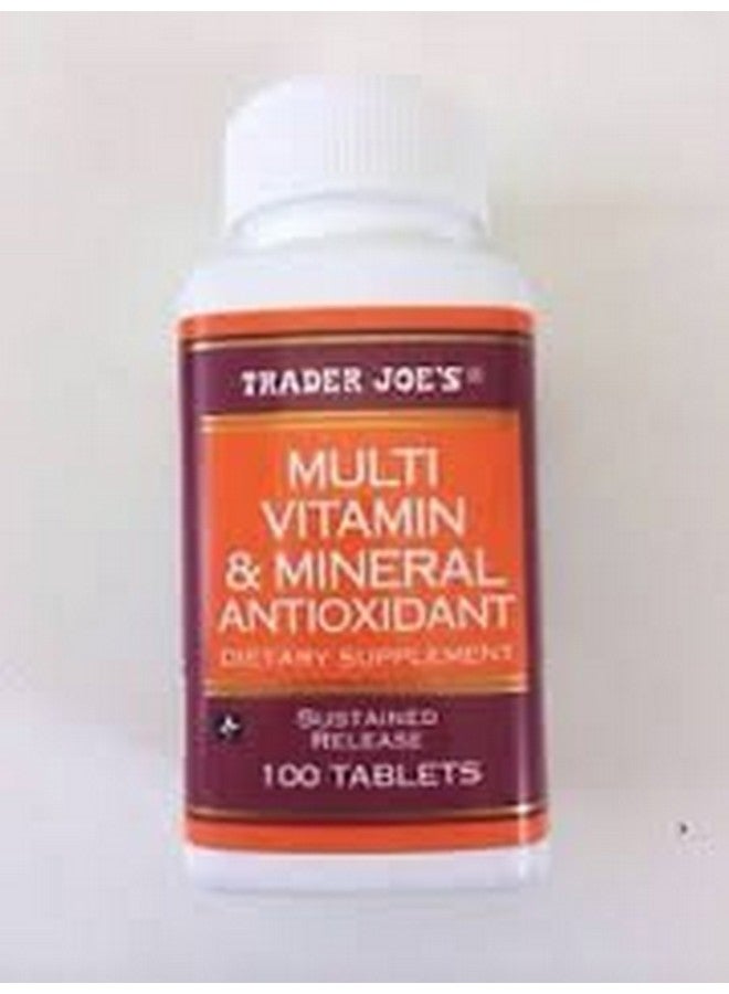 Trader Joe's مكملات متعددة الفيتامينات والمعادن من تريدر جو (100 قرص)