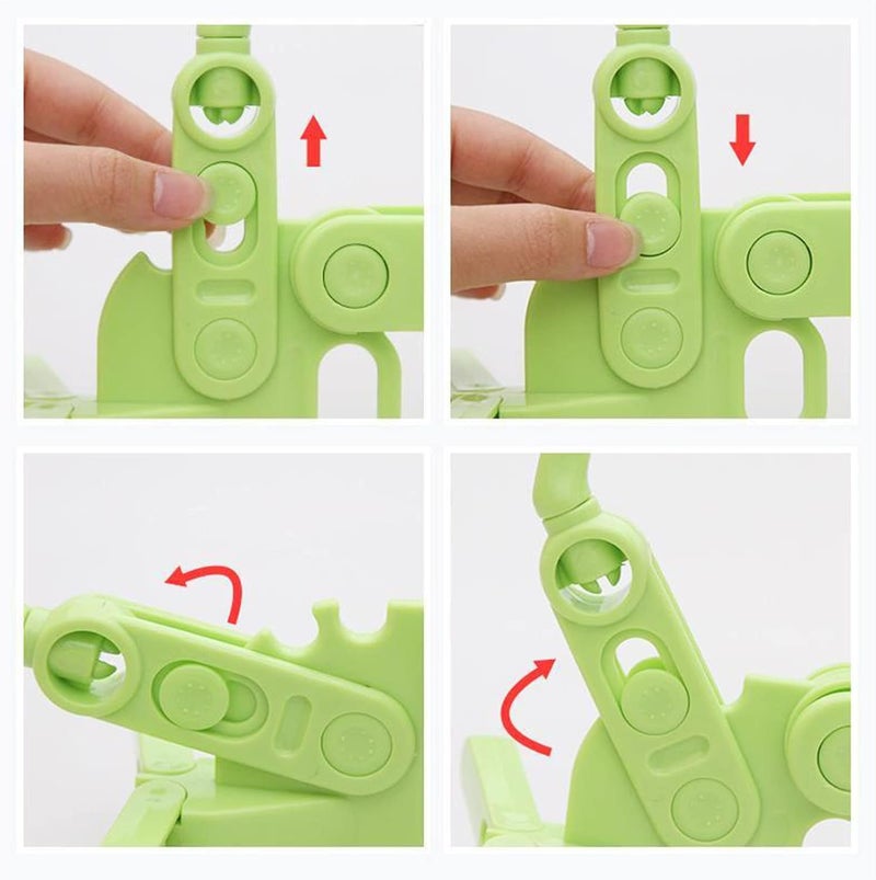 comfrt Folding Wall Mount Clothes Hanger - [2023 New] Non-Drilling Wall Mounted Clothes Hanger Rack - Portable Travel Laundry Drying Rack - 5/6 Holes Multi- Functional Clothes Holder (6Holes-Blue) - Image 4