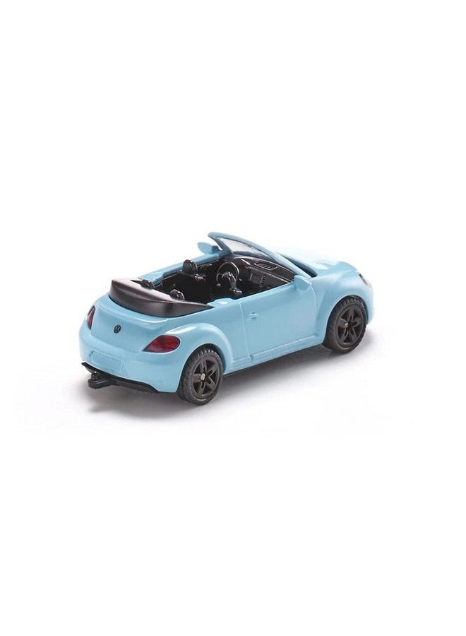 Siku سيكو 1505، فولكس فاجن بيتل قابلة للتحويل، معدن/بلاستيك، أزرق فاتح، سيارة لعبة للأطفال، وصلة مقطورة - Image 2